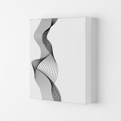 Line Wobbles Art Print by Jason Stanley Canvas