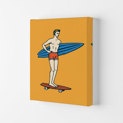 Gone Surfin' Art Print by Jason Stanley Canvas