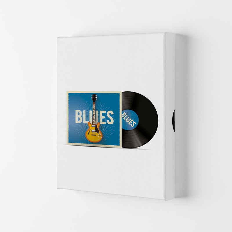 Blues Vinyl Art Print by Jason Stanley Canvas
