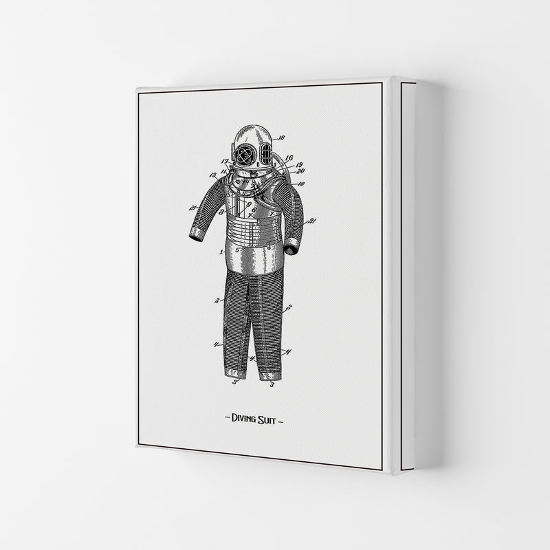 Diving Suit Art Print by Jason Stanley Canvas