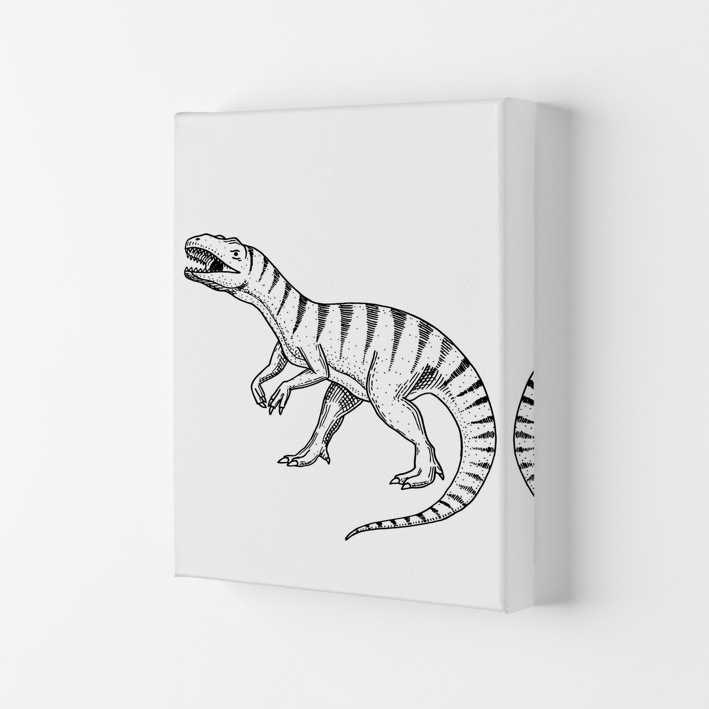 Dinosaur Art Print by Jason Stanley Canvas