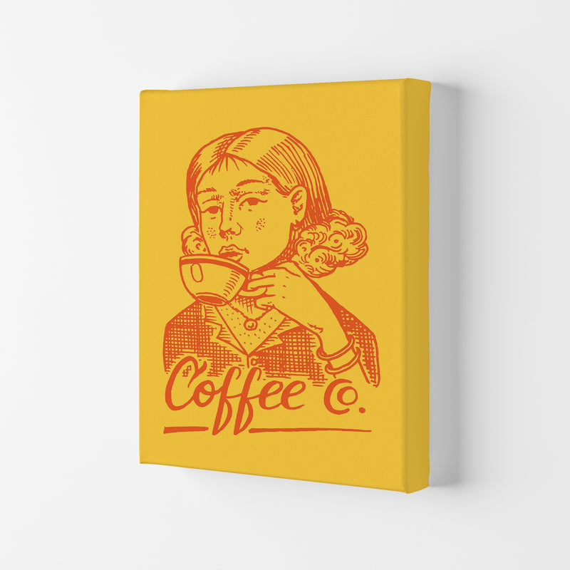 Coffee Art Print by Jason Stanley Canvas