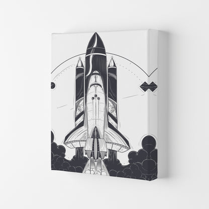 Blastoff! Art Print by Jason Stanley Canvas