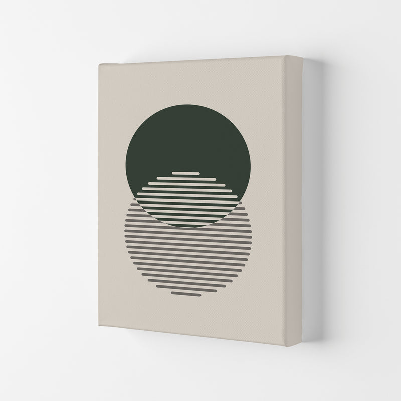 Minimal Abstract Circles II Art Print by Jason Stanley Canvas
