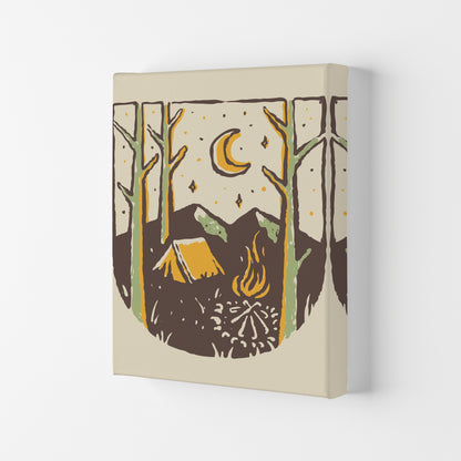 Camp Vibes Only Art Print by Jason Stanley Canvas