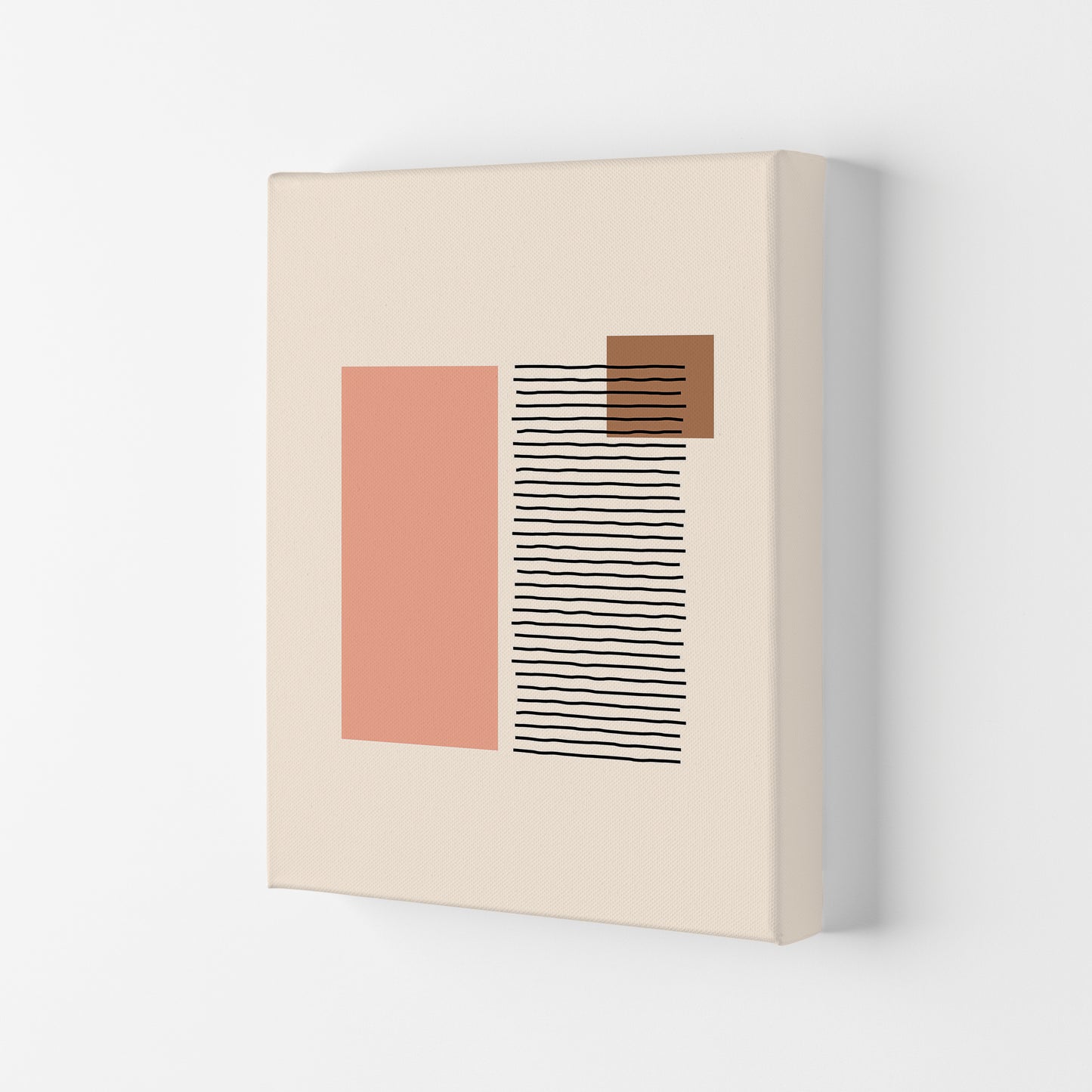 Geometric Abstract Shapes II Art Print by Jason Stanley Canvas