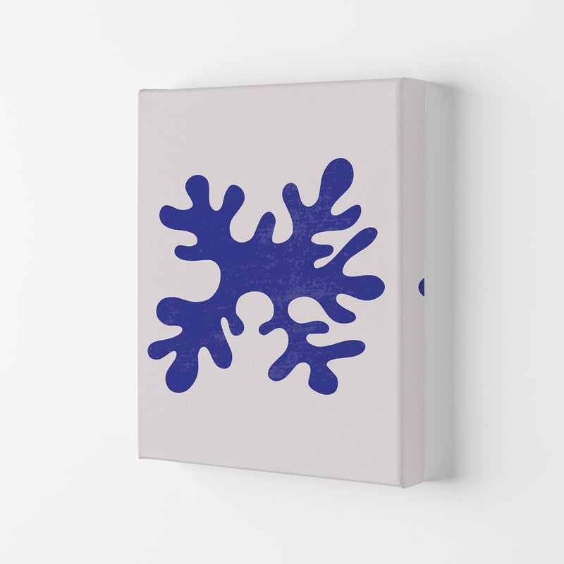 Abstract Blue Algae Art Print by Jason Stanley Canvas