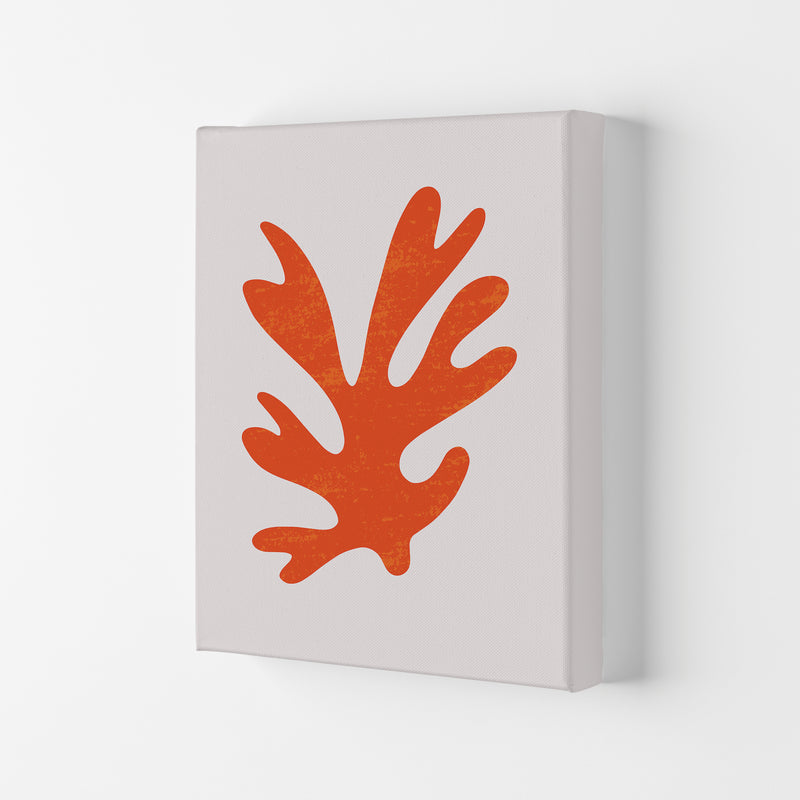 Abstract Red Algae Art Print by Jason Stanley Canvas