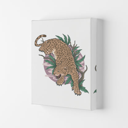 Wild Leopard Art Print by Jason Stanley Canvas