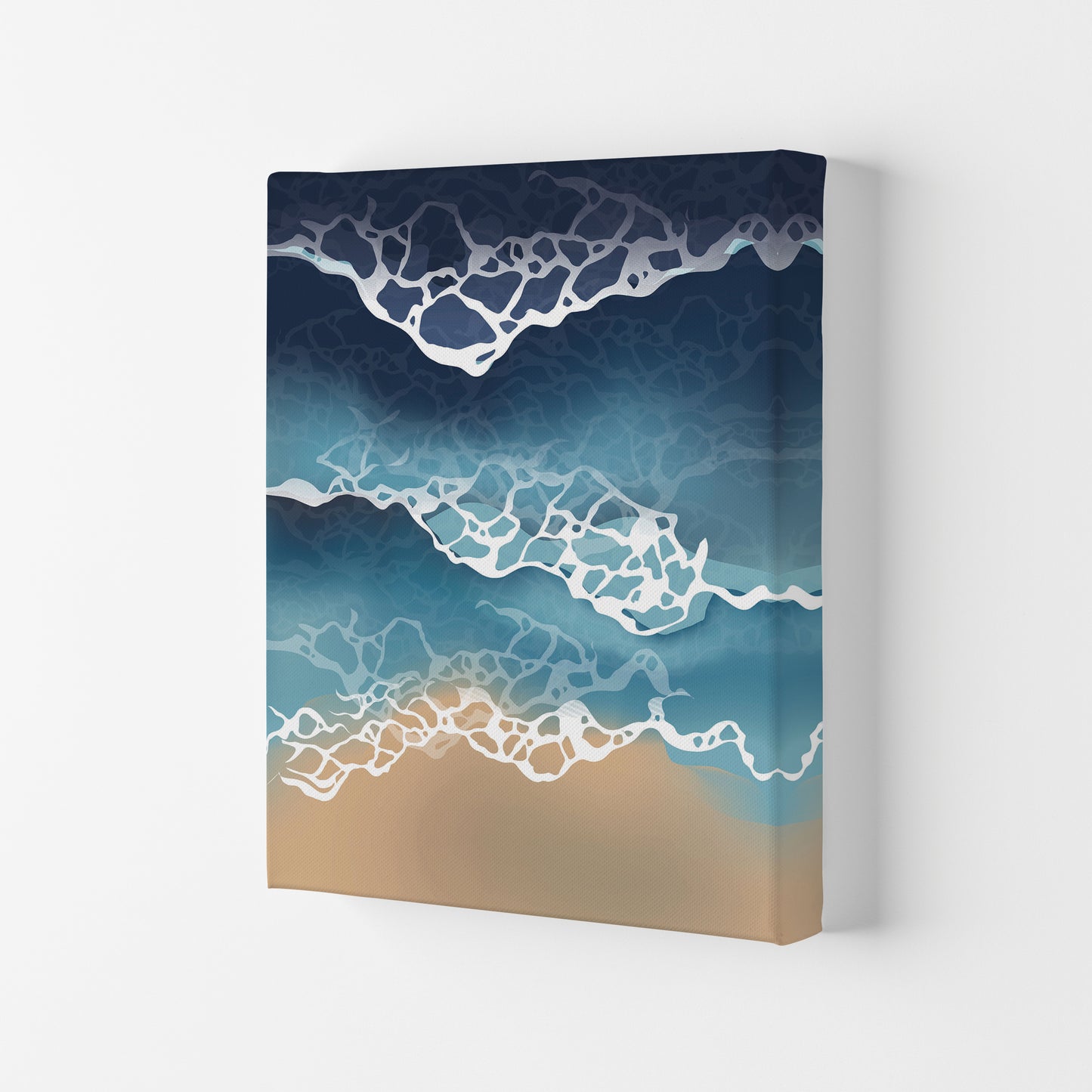 Ocean Waves Art Print by Jason Stanley Canvas