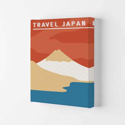 Traval Japan Minimilism II Art Print by Jason Stanley Canvas