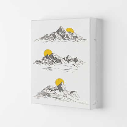 Sunny Mountains Art Print by Jason Stanley Canvas
