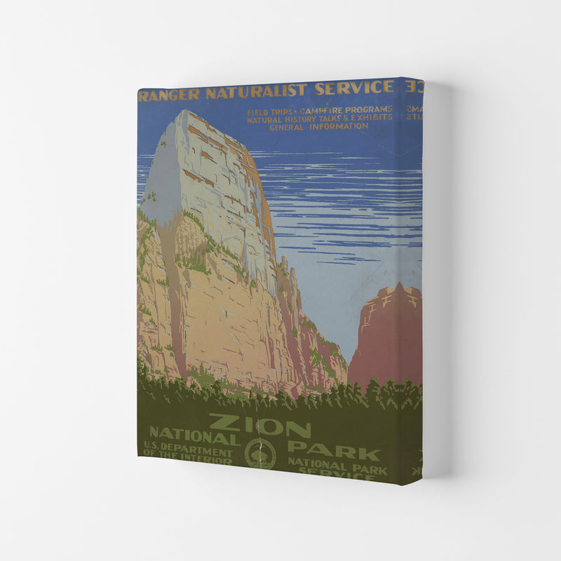 Zion National Park Art Print by Jason Stanley Canvas