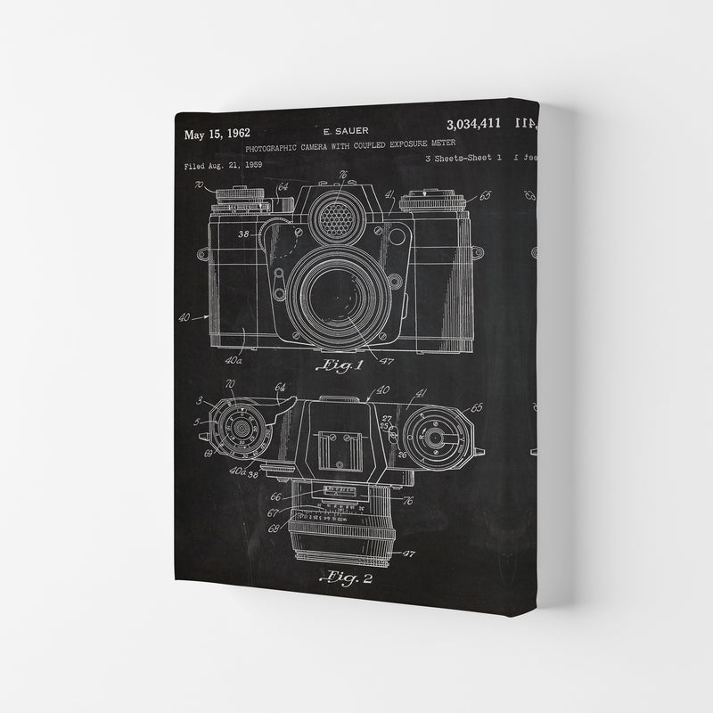 Vintage Camera Patent Art Print by Jason Stanley Canvas