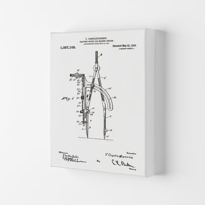 Drafting Device Patent Art Print by Jason Stanley Canvas