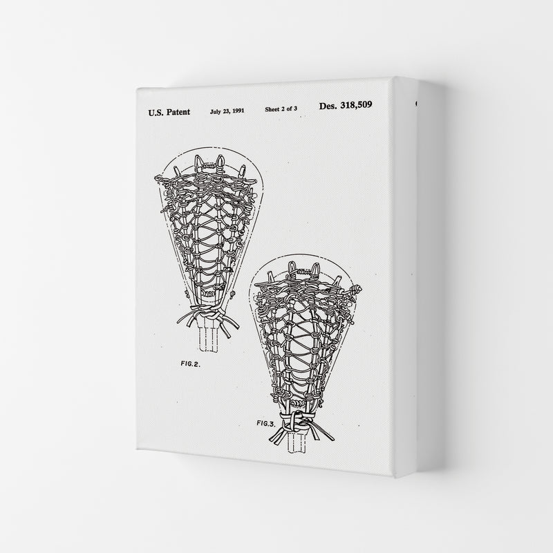Lacross Stick Patent Art Print by Jason Stanley Canvas