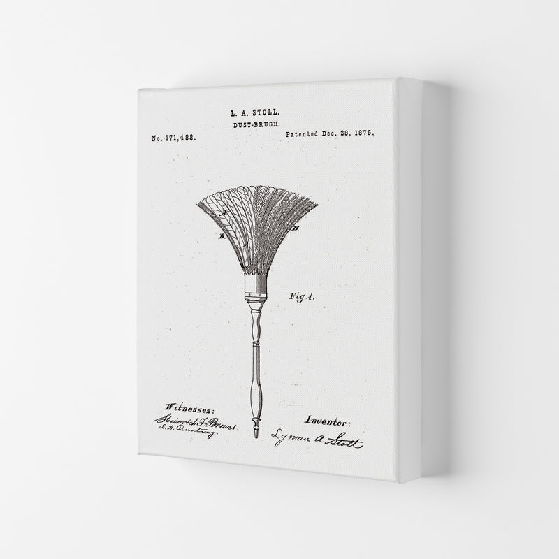 Dust Brush Patent Art Print by Jason Stanley Canvas