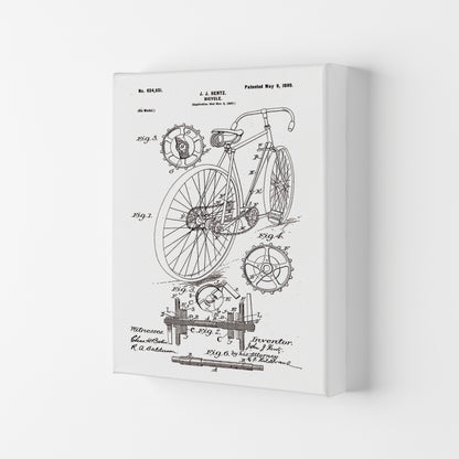 Bicycle Patent Art Print by Jason Stanley Canvas