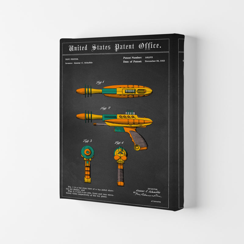 Raygun Art Print by Jason Stanley Canvas