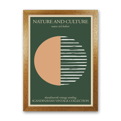 Nature And Culture Scandinavian Collection Art Print by Jason Stanley Oak Grain