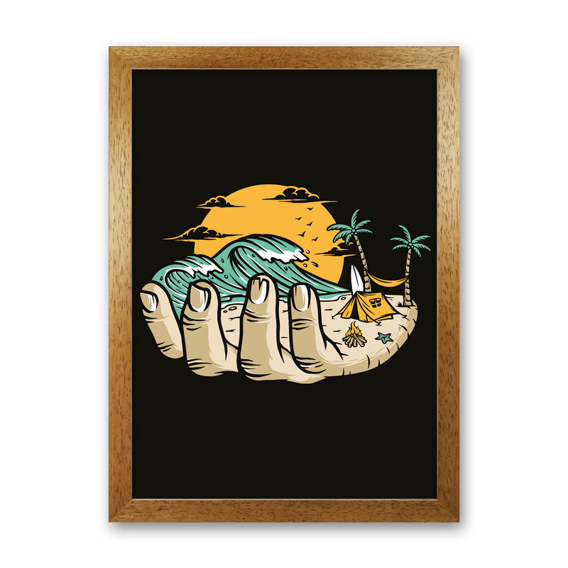 Grab A Handfull Of What You Love Art Print by Jason Stanley Oak Grain