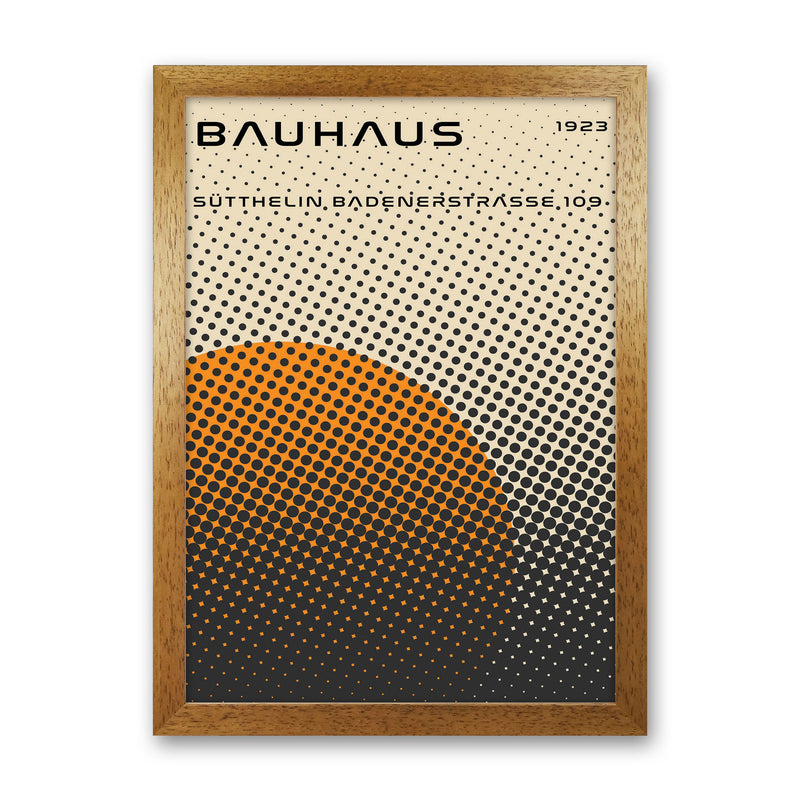 Bauhaus Geometric Yellow Vibe Art Print by Jason Stanley Oak Grain