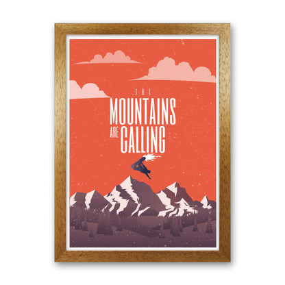 The Mountains Are Calling Art Print by Jason Stanley Oak Grain