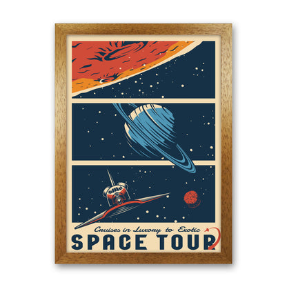 Outer Space Series - #18 Art Print by Jason Stanley Oak Grain