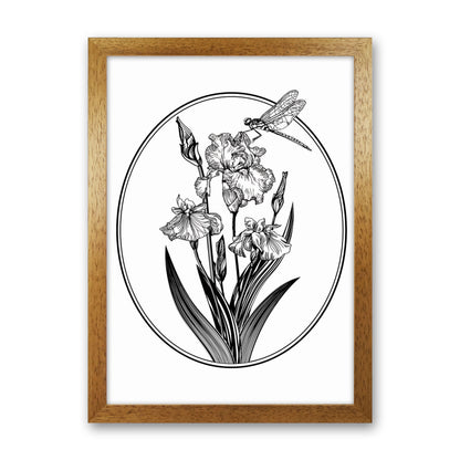 Vintage Beautiful Flower Art Print by Jason Stanley Oak Grain