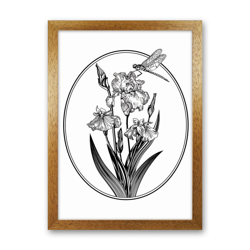 Vintage Beautiful Flower Art Print by Jason Stanley Oak Grain