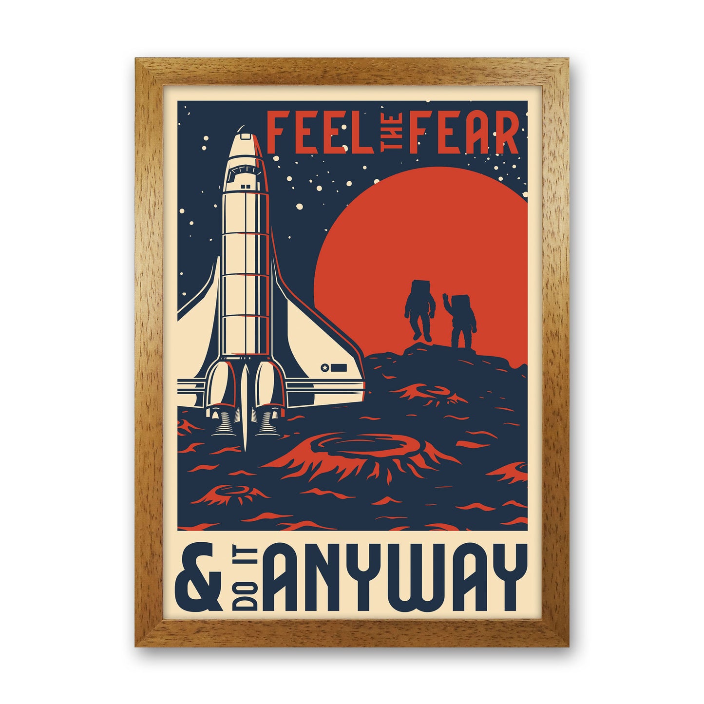Outer Space Series - #17 Art Print by Jason Stanley Oak Grain