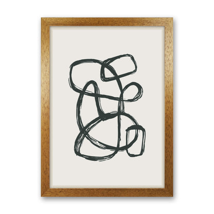 Modern Abstract Shapes 1 Art Print by Jason Stanley Oak Grain