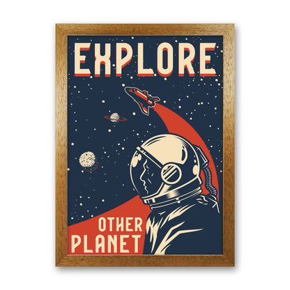 Outer Space Series - #8 Art Print by Jason Stanley Oak Grain