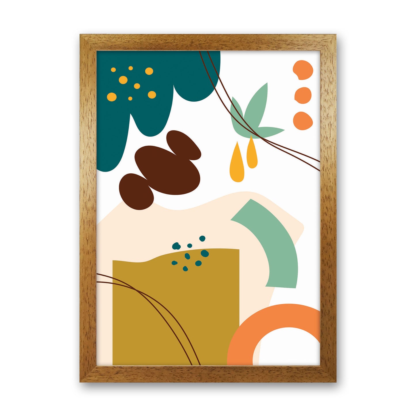 Abstract Expression II Art Print by Jason Stanley Oak Grain