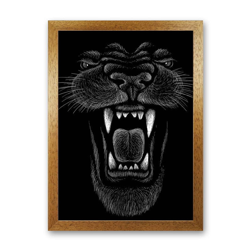 Up Close And Personal Art Print by Jason Stanley Oak Grain
