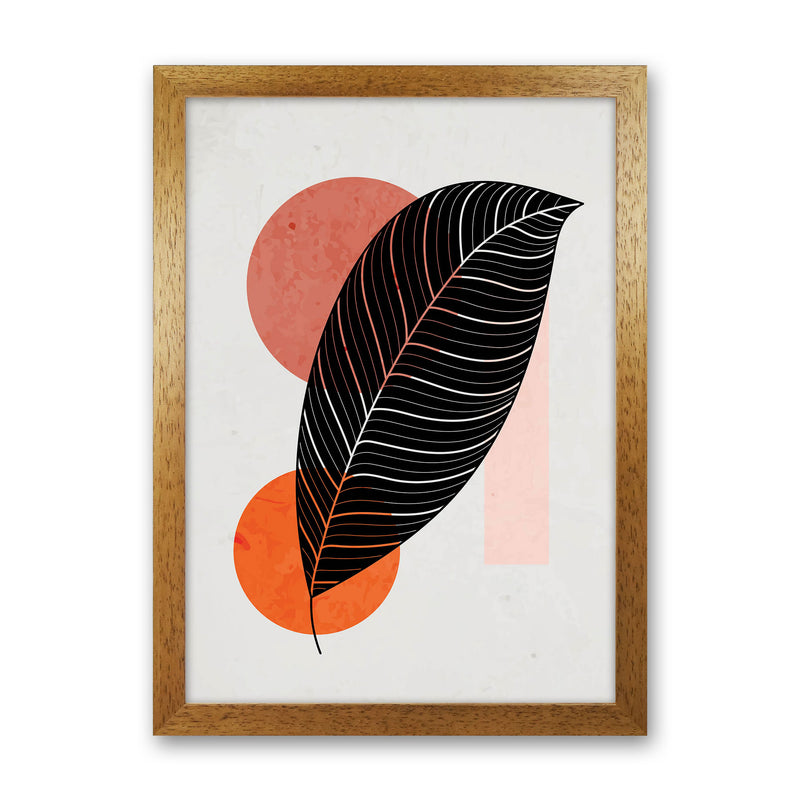 Abstract Leaf Vibe III Art Print by Jason Stanley Oak Grain