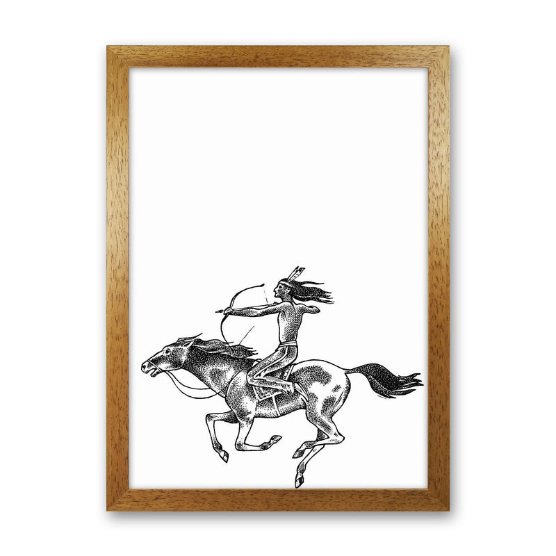 Native American Indian Art Print by Jason Stanley Oak Grain