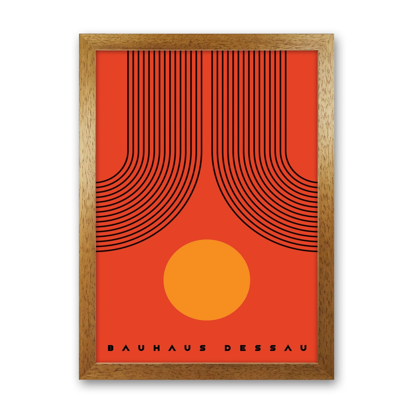 Bauhaus Design IIIIII Art Print by Jason Stanley Oak Grain