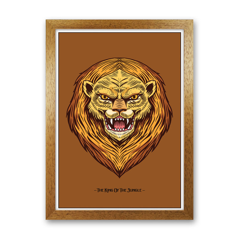 The King Of The Jungle Art Print by Jason Stanley Oak Grain