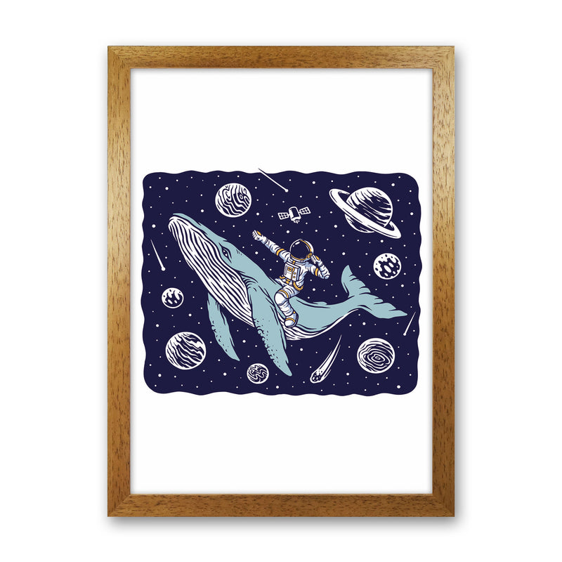 Galactic Whale Rider Art Print by Jason Stanley Oak Grain