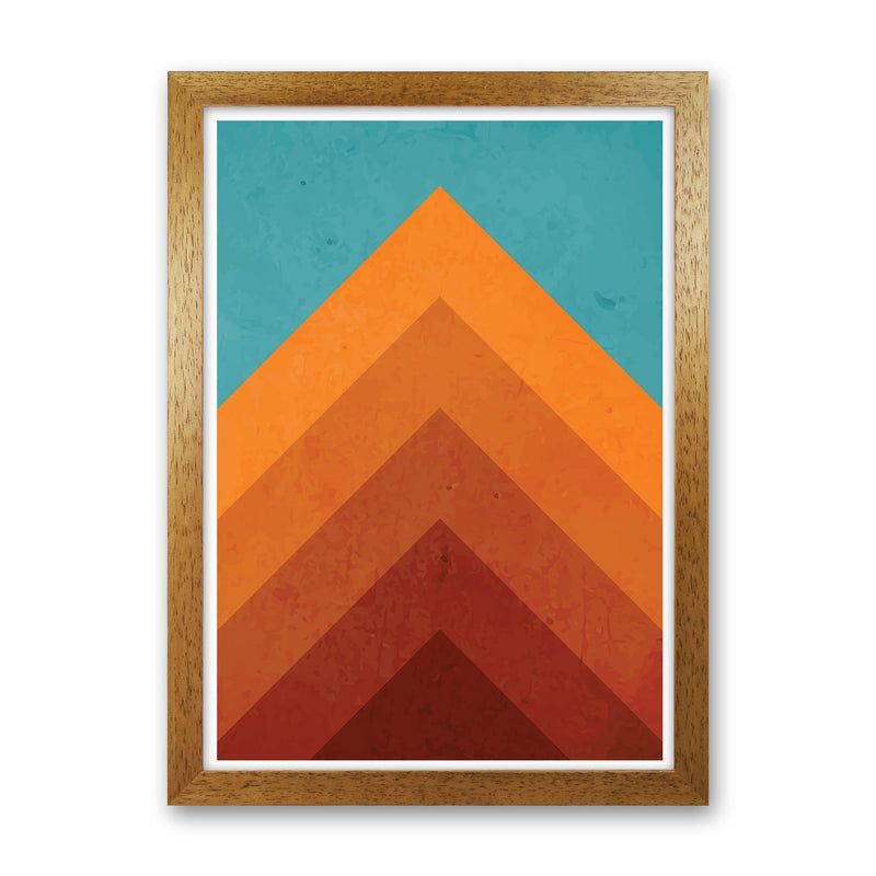 Orange Peak Mountain Art Print by Jason Stanley Oak Grain