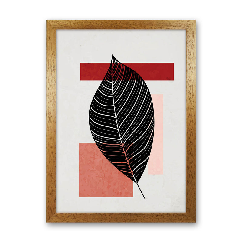Abstract Leaf Vibe II Art Print by Jason Stanley Oak Grain