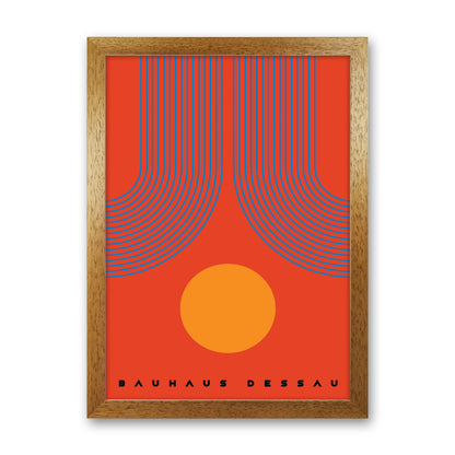 Bauhaus Design IIIII Art Print by Jason Stanley Oak Grain