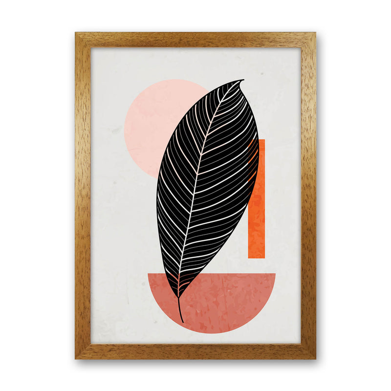 Abstract Leaf Vibe I Art Print by Jason Stanley Oak Grain