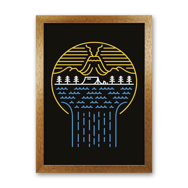 Minimal Nature Vibes Art Print by Jason Stanley Oak Grain