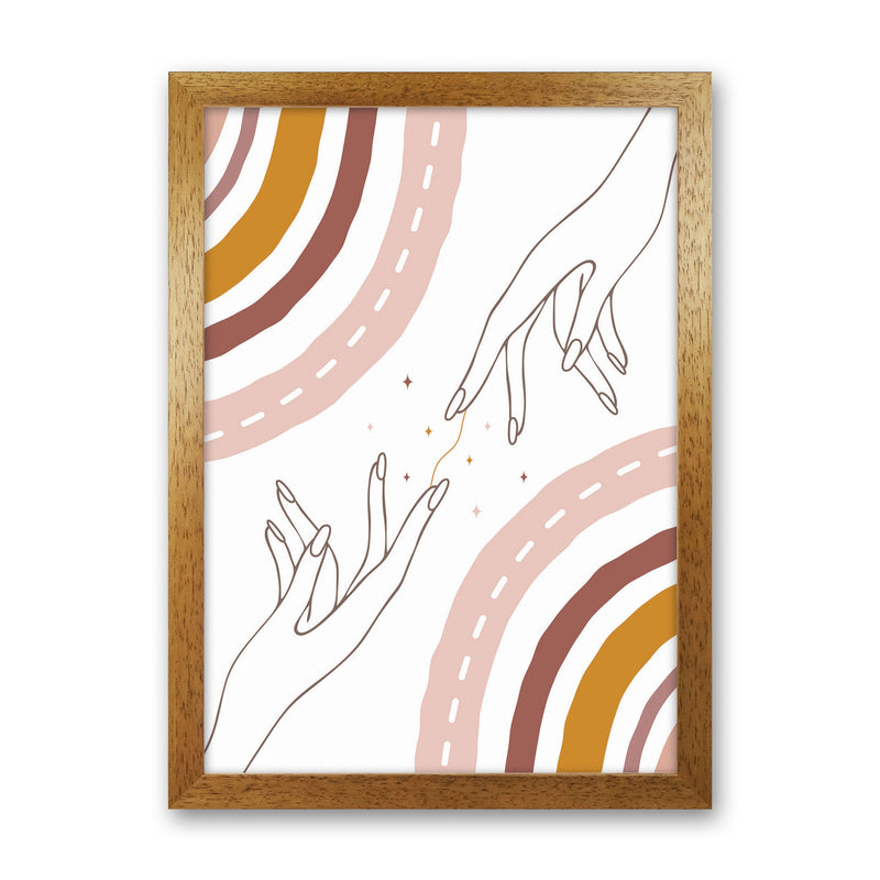 We Are All Connected Art Print by Jason Stanley Oak Grain