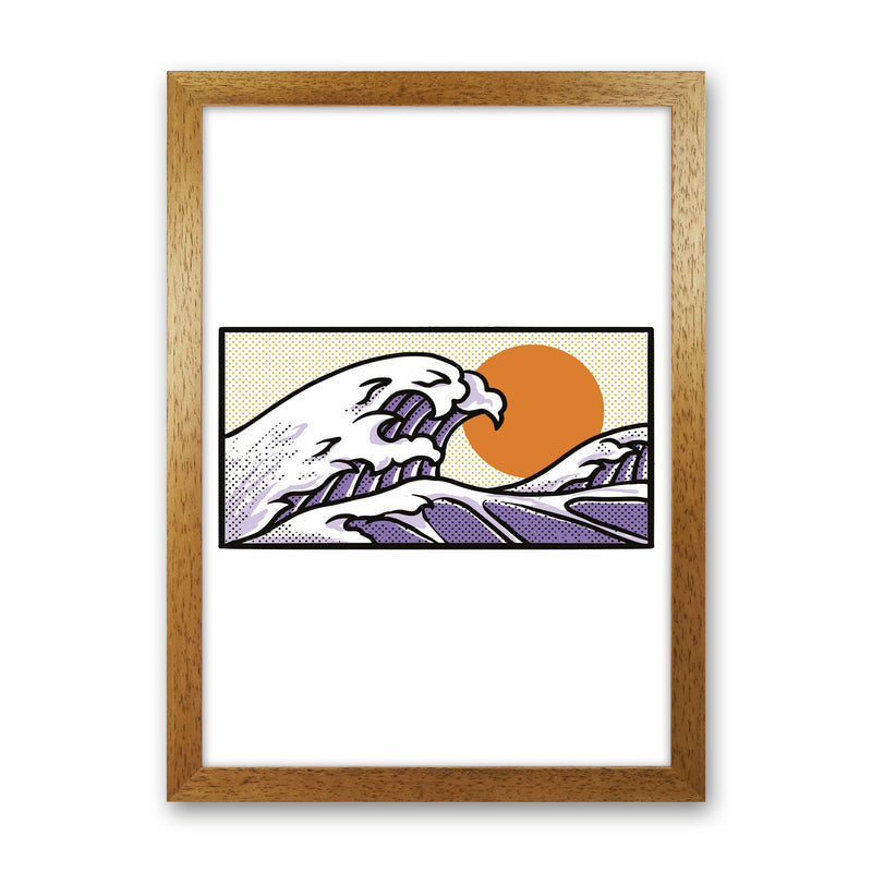 Japanese Wave Vibes Art Print by Jason Stanley Oak Grain