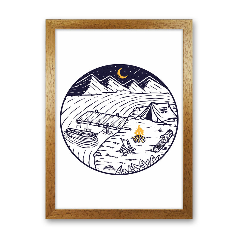Slice Of Paradise Art Print by Jason Stanley Oak Grain