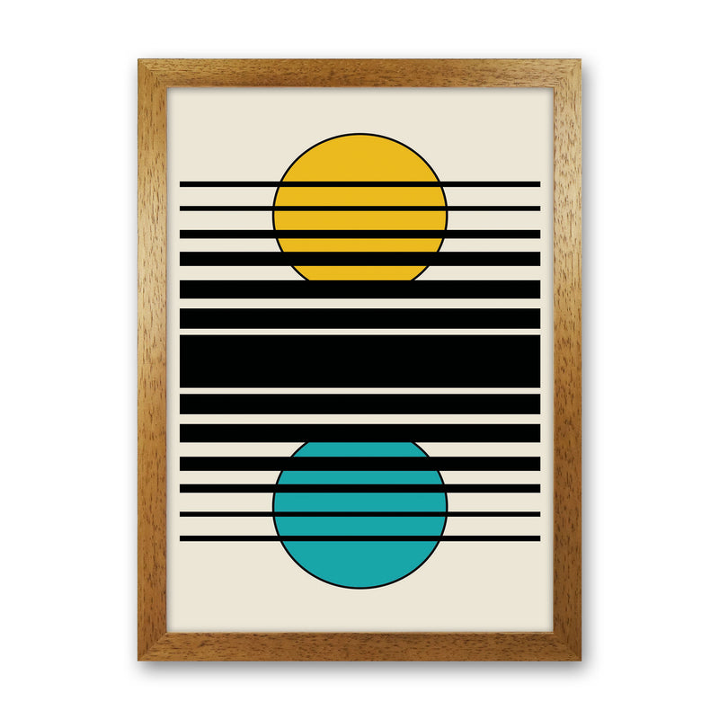 Geometric Suns III Art Print by Jason Stanley Oak Grain