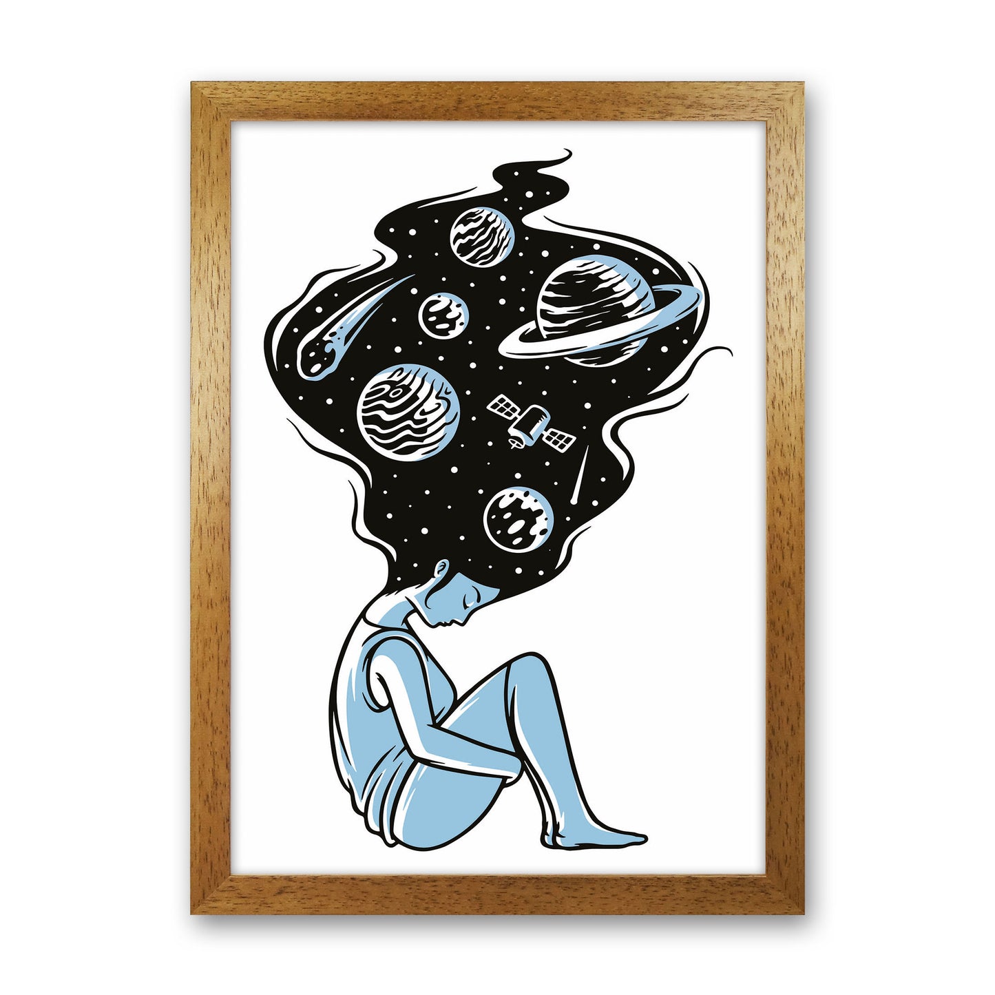 Head In The Clouds Art Print by Jason Stanley Oak Grain